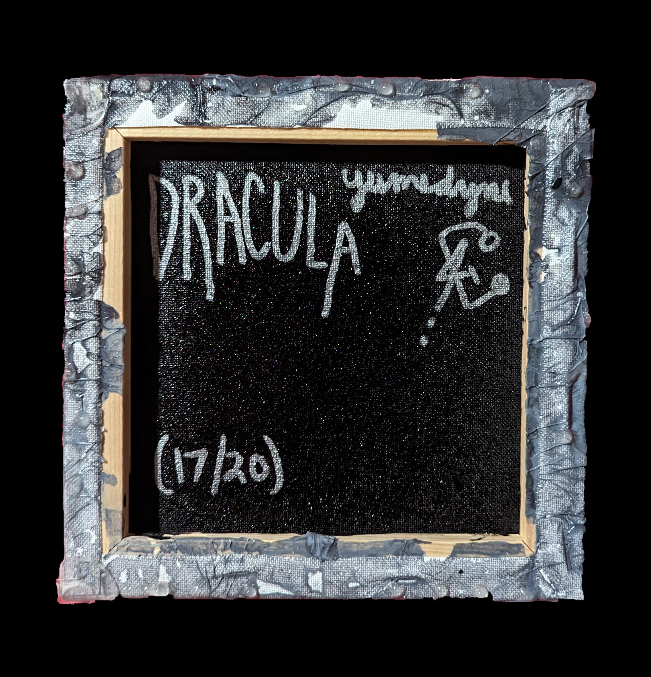 'DRACULA' Glow-in-the-Dark Horror Ghost Painting ( No. 17 of 20 )