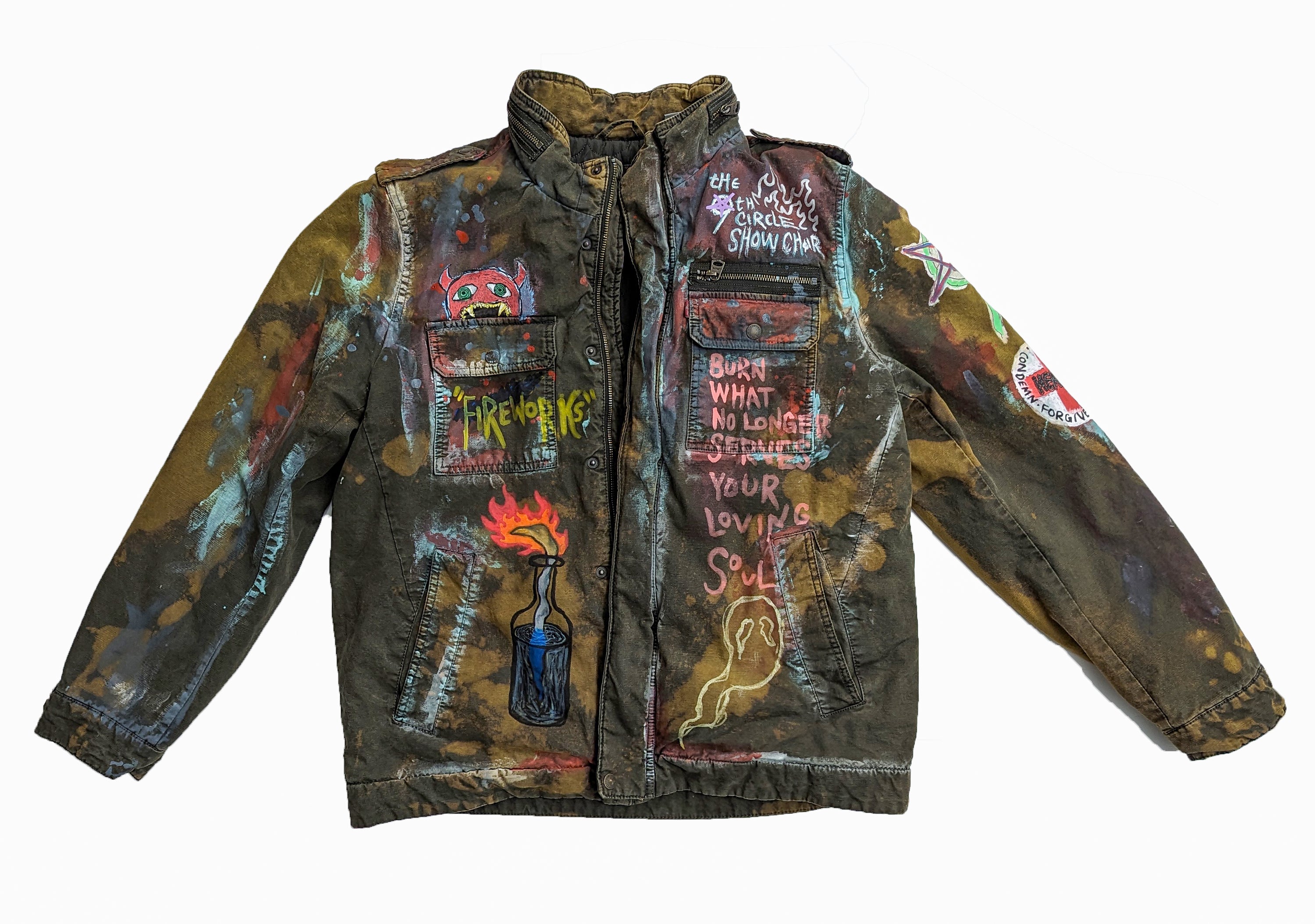 ARSON OF THE "SELF" MILITARY JACKET (L)