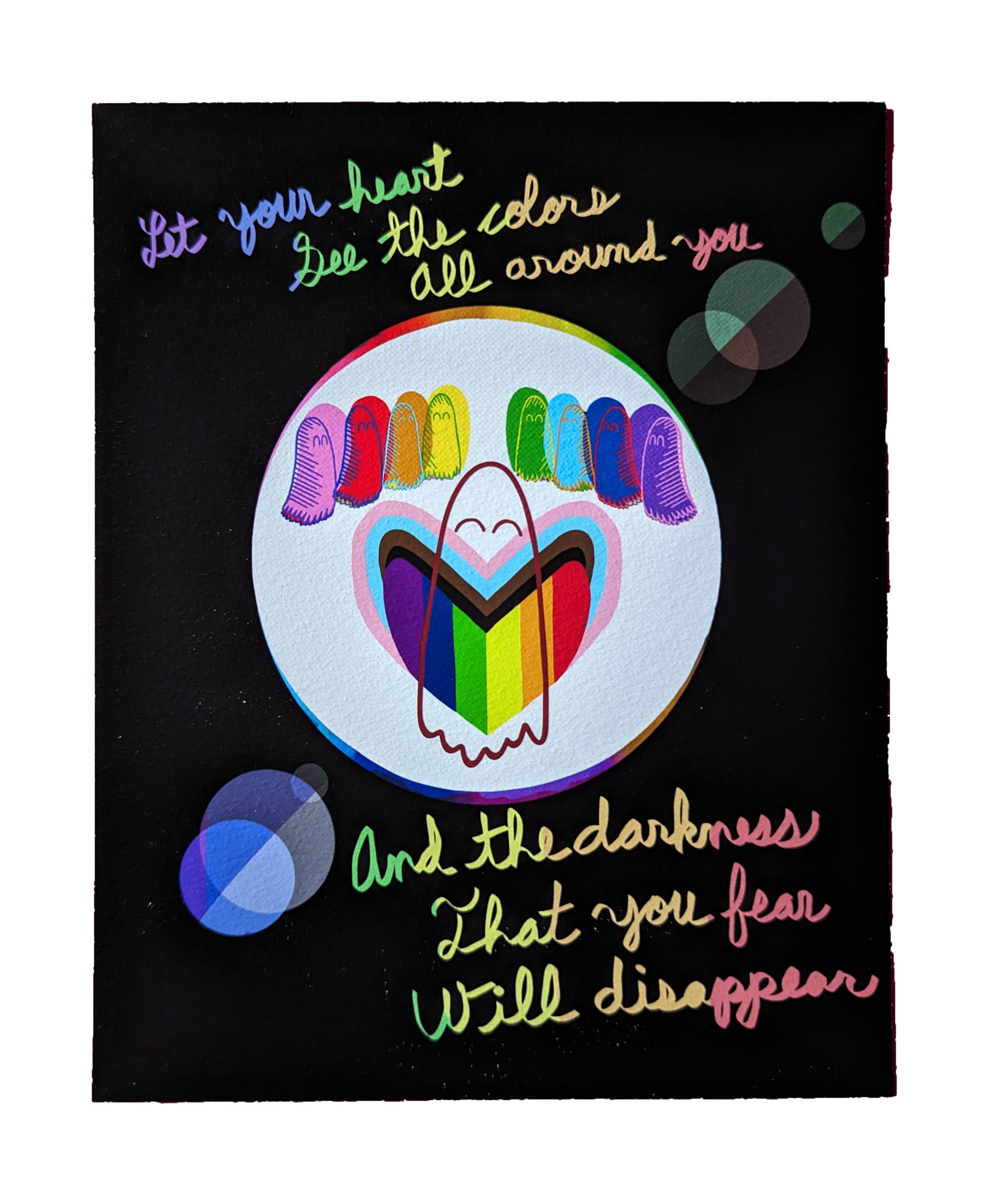 'Let Your Heart See the Colors' Giclee Print