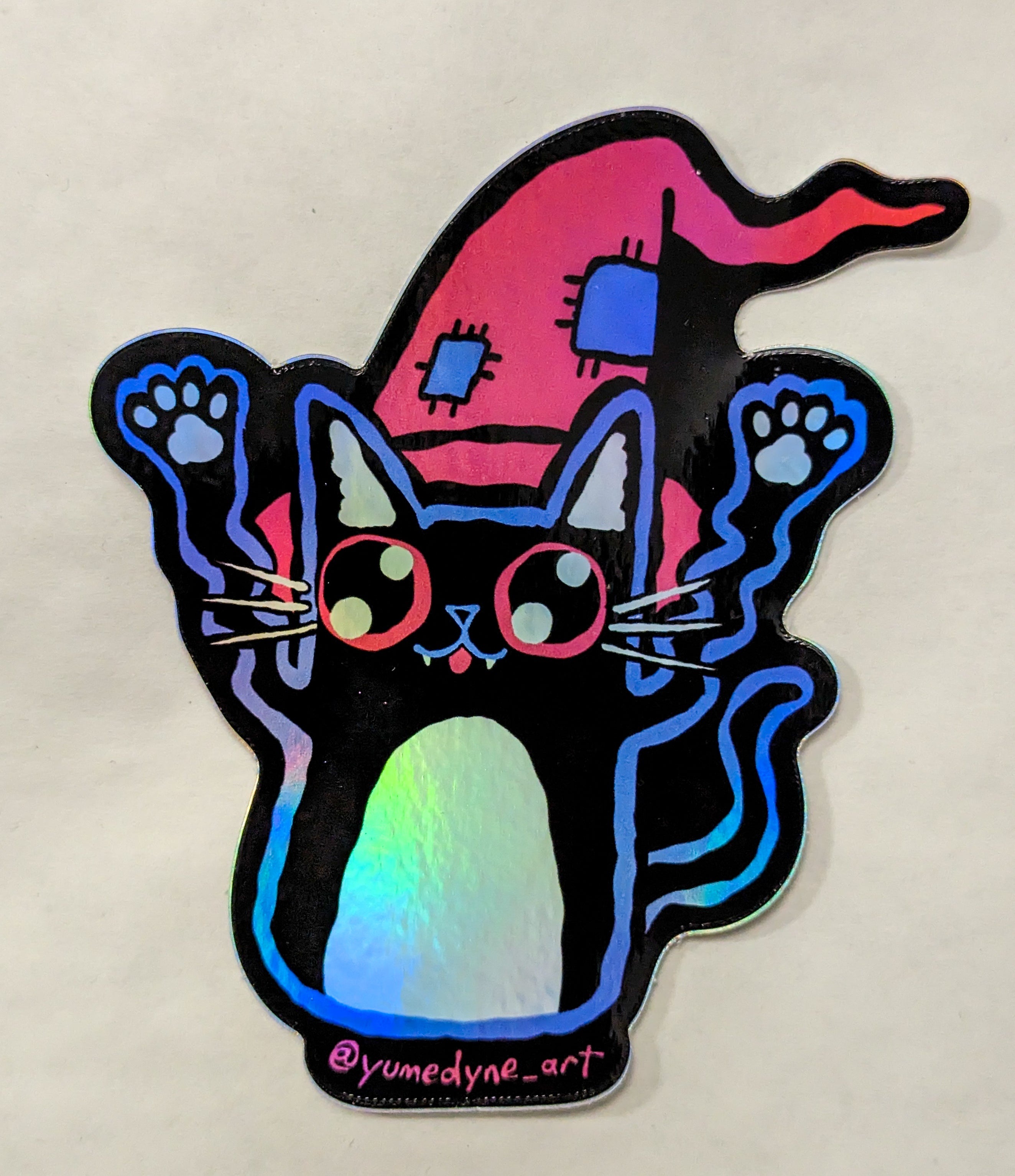 Witch Salami Holographic Sticker