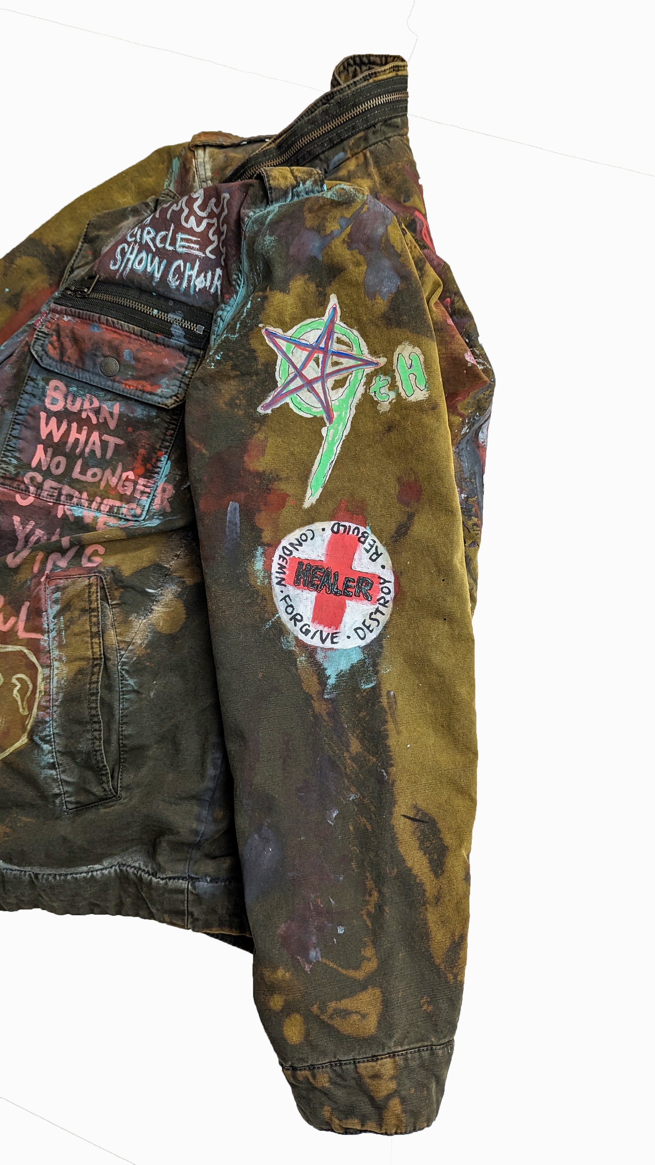 ARSON OF THE "SELF" MILITARY JACKET (L)